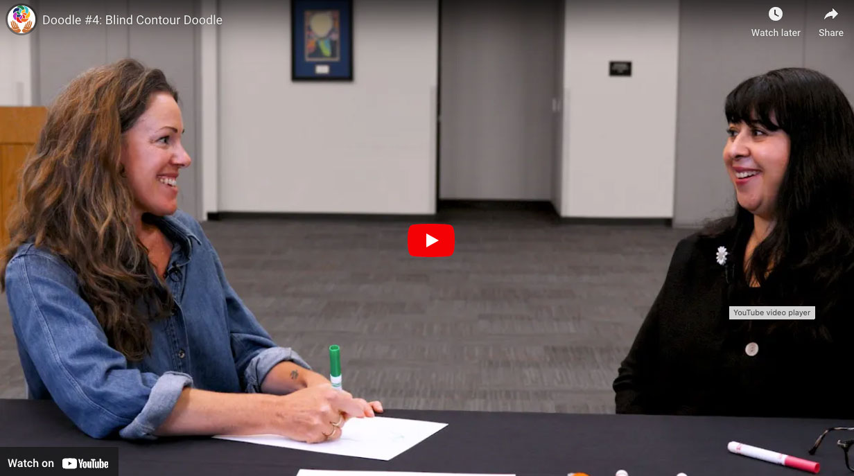 Image of Blind Contour Doodle Strategy Video